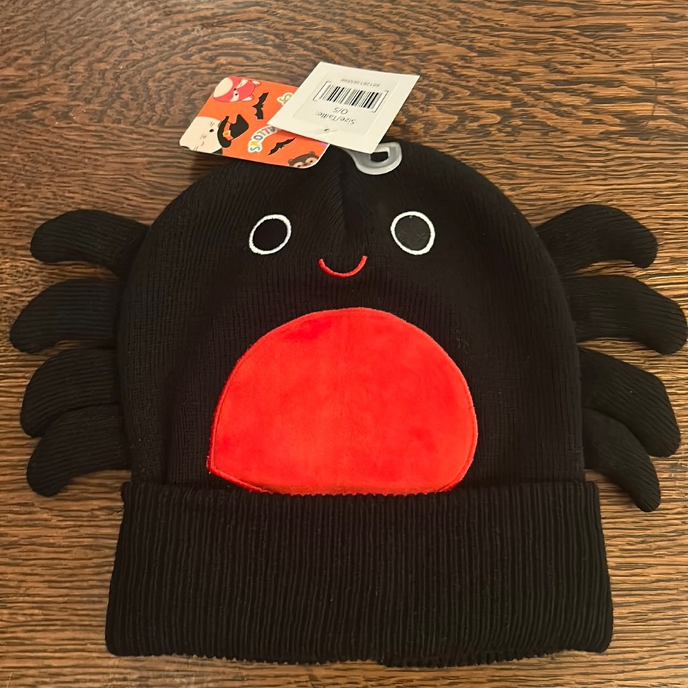 Bella the spider Squishmallows hat/toque/ beanie/beenie Halloween